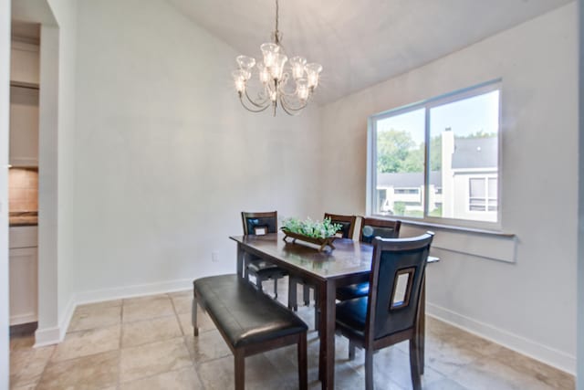 2334 Treescape Dr Unit 2006, Charleston, SC 29414 - dining room featuring a chandelier and light tile patterned flooring