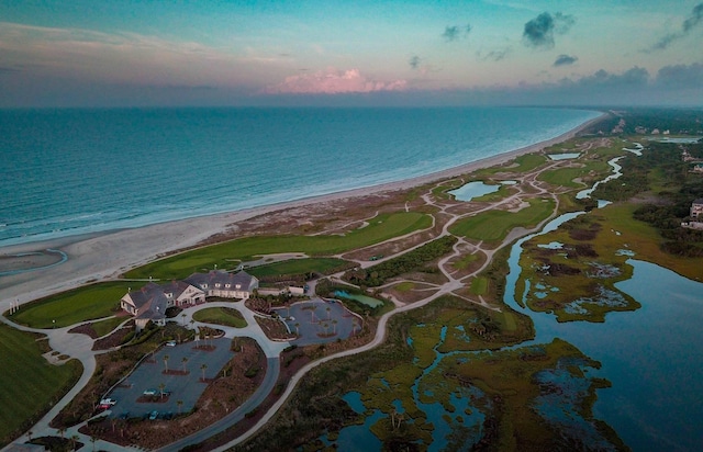 14 Royal Beach Dr, Kiawah Island, SC 29455 - aerial view of property and surrounding area with extended coastline
