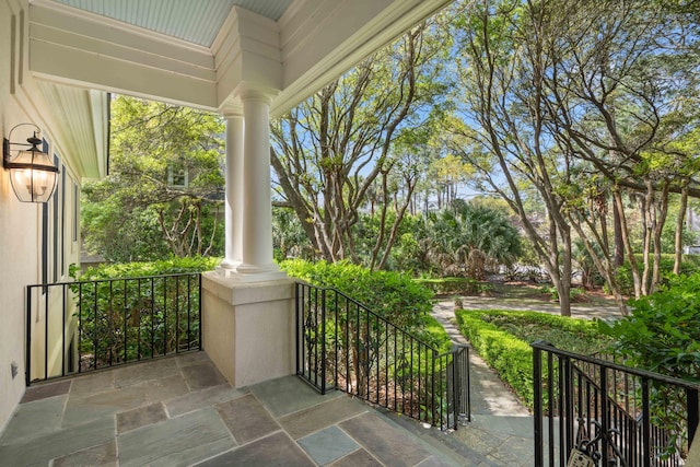 14 Royal Beach Dr, Kiawah Island, SC 29455 - view of patio with covered porch