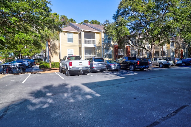 view of car parking