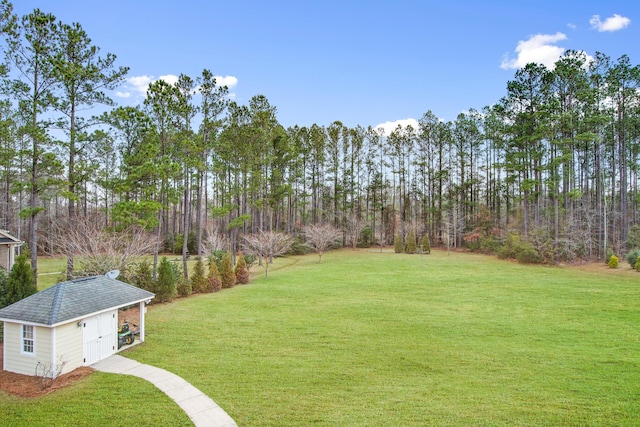 1129 Plantation Overlook Dr, Moncks Corner, SC 29461 - view of grassy yard featuring an outdoor structure
