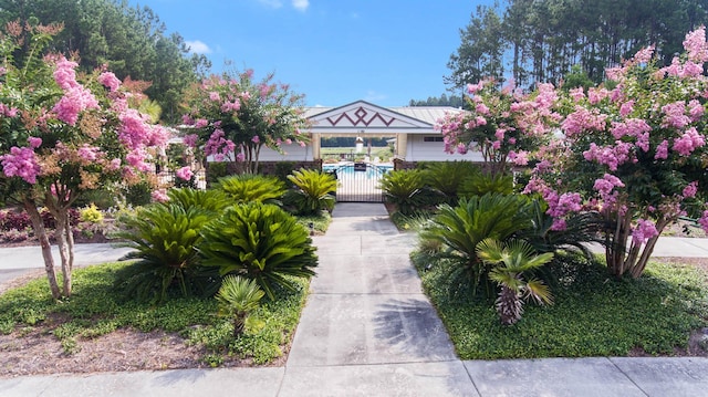 1129 Plantation Overlook Dr, Moncks Corner, SC 29461 - view of front of house with a gate