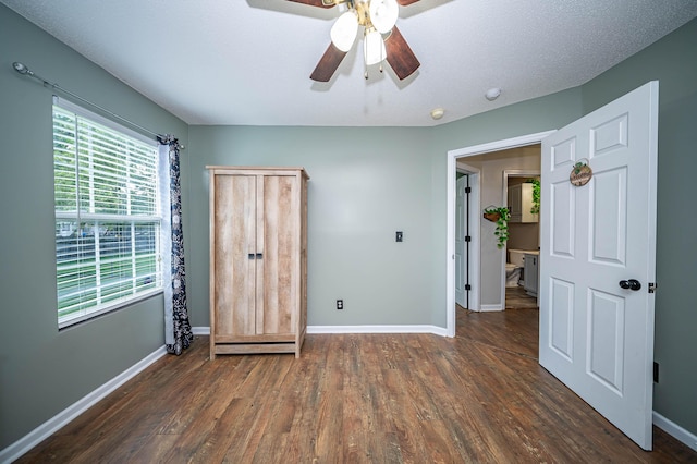 229 Lindy Creek Rd, Goose Creek, SC 29445 - unfurnished bedroom with wood finished floors and ceiling fan