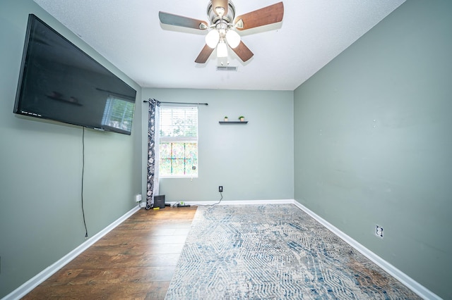229 Lindy Creek Rd, Goose Creek, SC 29445 - empty room featuring wood finished floors and ceiling fan