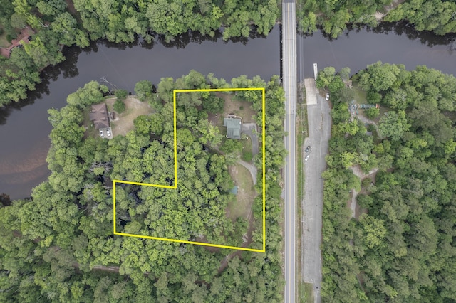 100 Canal Rd, Saint George, SC 29477 - view of property location featuring a large body of water and property parcel outlined