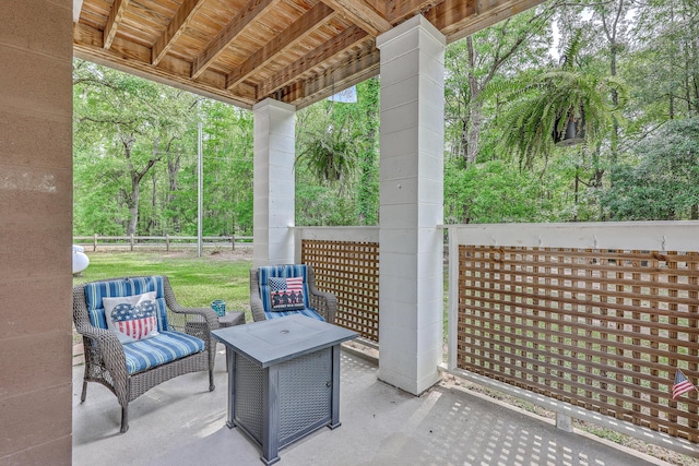 100 Canal Rd, Saint George, SC 29477 - view of patio / terrace with fence