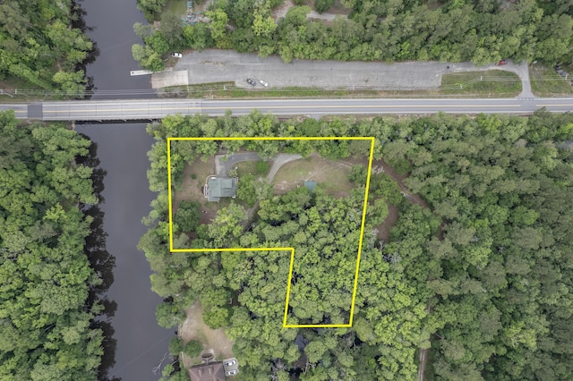 100 Canal Rd, Saint George, SC 29477 - view of property location featuring property parcel outlined and a nearby body of water