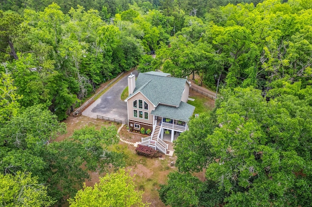 100 Canal Rd, Saint George, SC 29477 - view from above of property with a forest