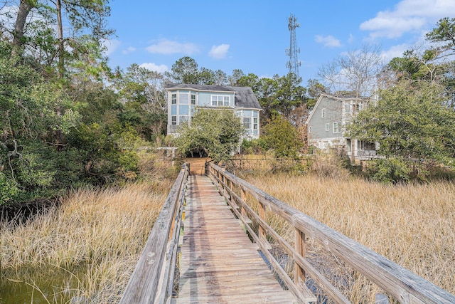 view of back of property