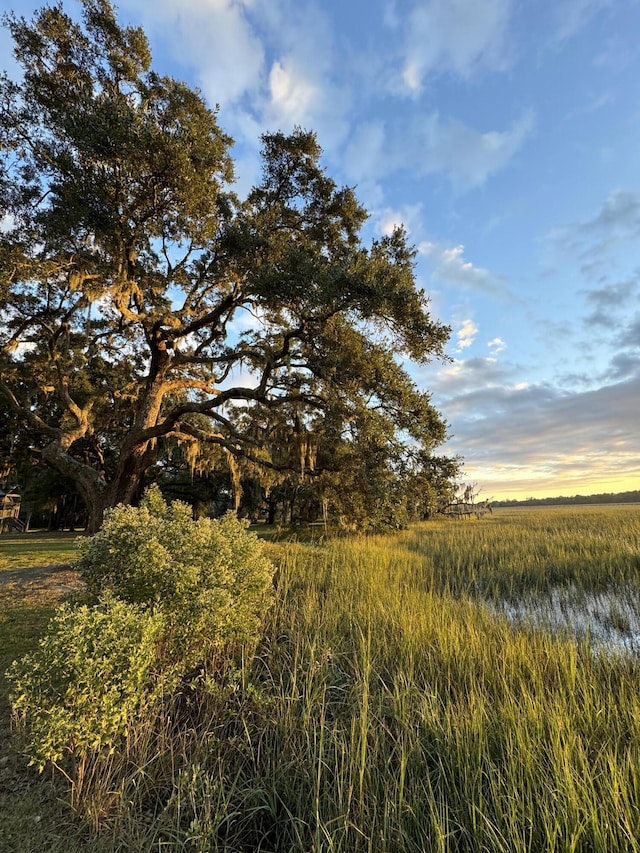 view of landscape featuring a rural view