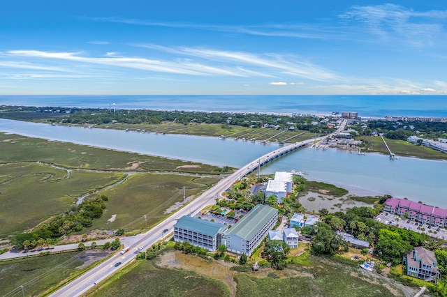 2393 Folly Rd Unit 1G, Folly Beach, SC 29439 - bird's eye view of a nearby body of water and a notable bridge