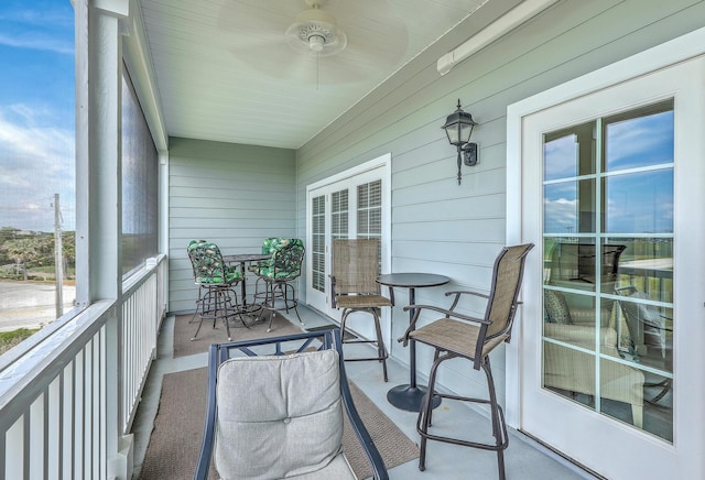 2393 Folly Rd Unit 1G, Folly Beach, SC 29439 - sunroom / solarium with a ceiling fan