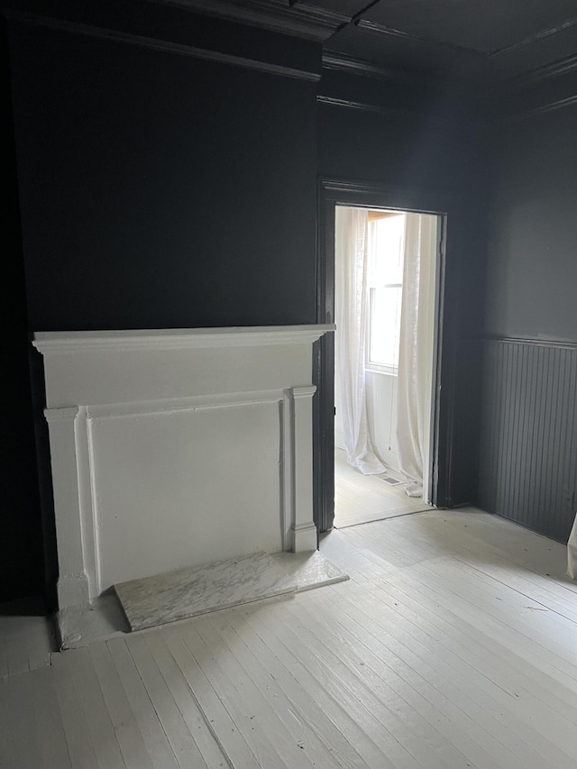 interior space with light wood-type flooring