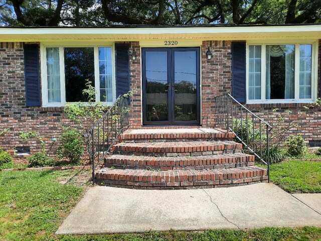 view of exterior entry