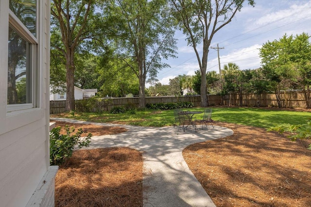 1199 Island View Dr, Mount Pleasant, SC 29464 - view of yard with a patio and a fenced backyard
