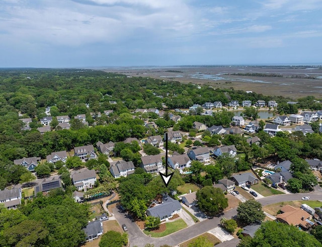1199 Island View Dr, Mount Pleasant, SC 29464 - drone / aerial view featuring a residential view