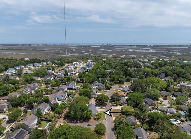 1199 Island View Dr, Mount Pleasant, SC 29464 - birds eye view of property with a residential view