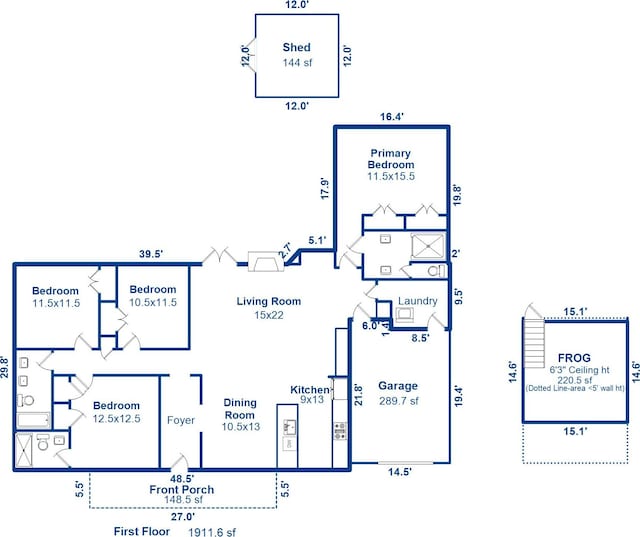 1199 Island View Dr, Mount Pleasant, SC 29464 - view of layout