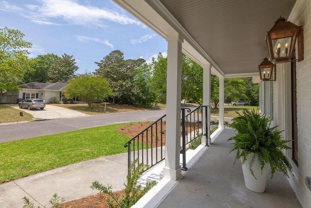 1199 Island View Dr, Mount Pleasant, SC 29464 - view of patio / terrace with covered porch