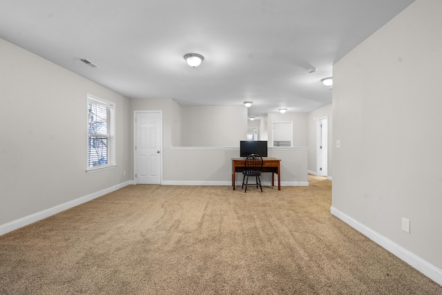 interior space with carpet