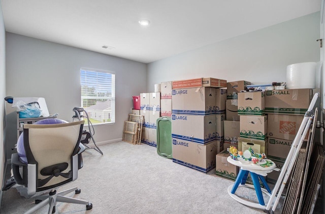 493 Spanish Wells Rd, Summerville, SC 29486 - carpeted home office with baseboards