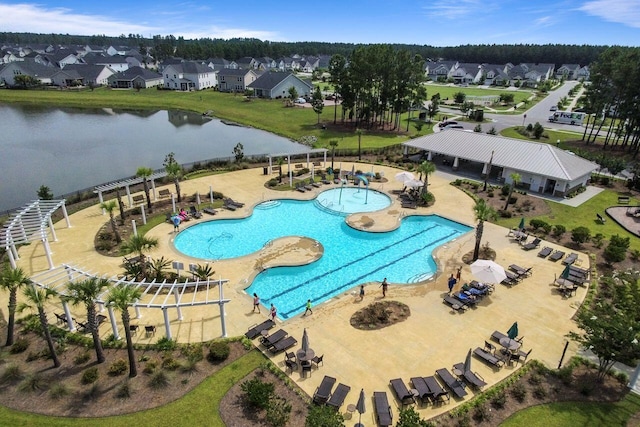 493 Spanish Wells Rd, Summerville, SC 29486 - community pool with a residential view and a water view