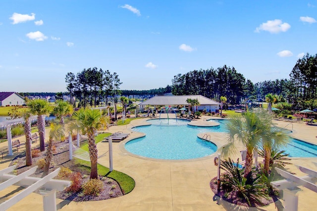 493 Spanish Wells Rd, Summerville, SC 29486 - community pool featuring a patio area