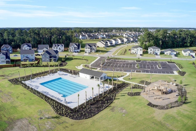 493 Spanish Wells Rd, Summerville, SC 29486 - aerial view of residential area featuring a pool