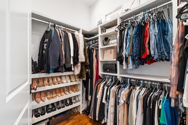 4009 E Amy Ln, Johns Island, SC 29455 - spacious closet featuring wood finished floors