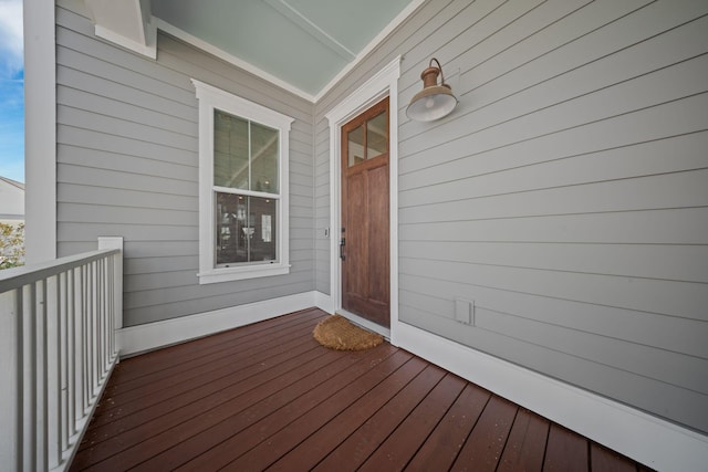 view of deck