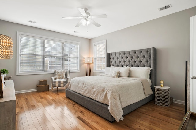 3526 Stockton Dr, Mount Pleasant, SC 29466 - bedroom featuring wood finished floors, baseboards, and visible vents