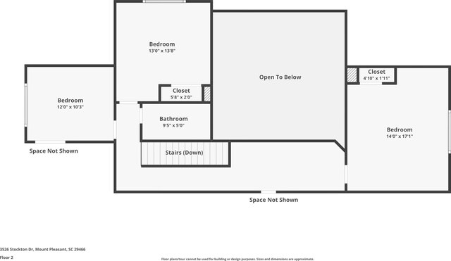3526 Stockton Dr, Mount Pleasant, SC 29466 - view of layout
