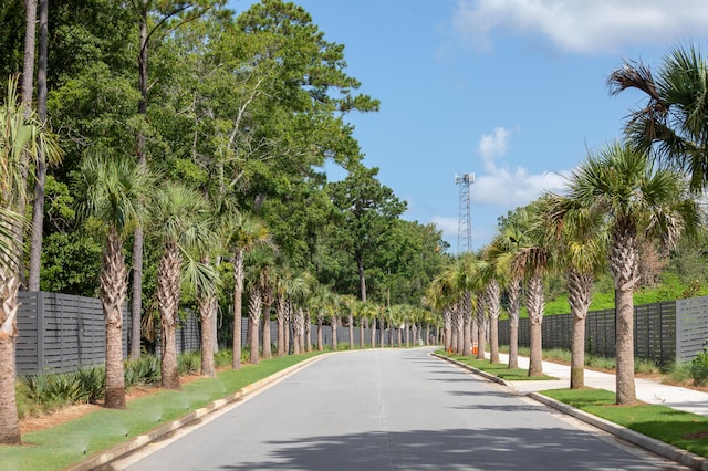 view of road