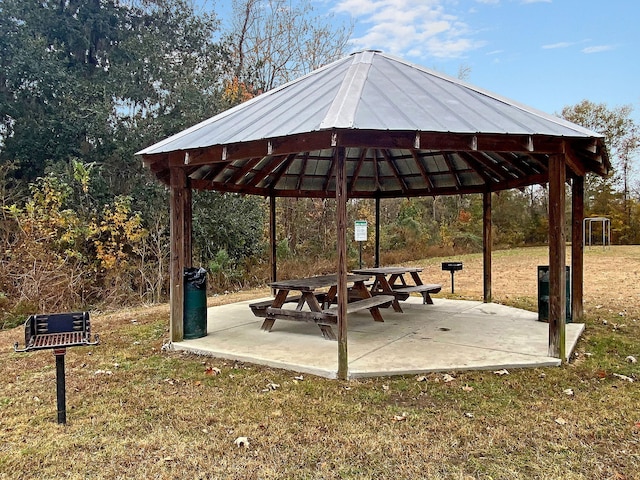 252 Island Green Rd, Goose Creek, SC 29445 - surrounding community with a gazebo and a patio