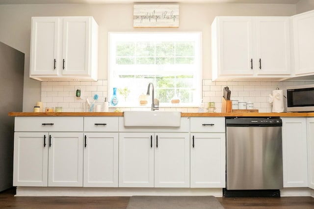 407 Tammie Ave, Goose Creek, SC 29445 - kitchen featuring white cabinets, stainless steel appliances, and a sink