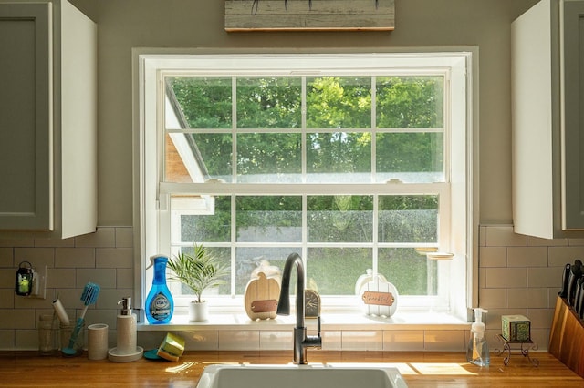 407 Tammie Ave, Goose Creek, SC 29445 - details with tasteful backsplash and a sink