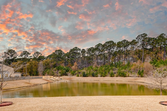 property view of water