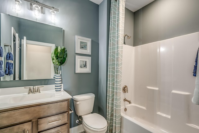 451 White Magnolia St, Moncks Corner, SC 29461 - bathroom with toilet, shower / tub combo, vanity, and baseboards