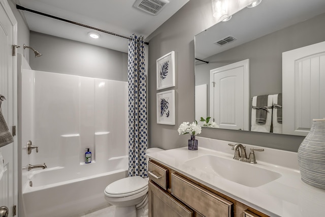 451 White Magnolia St, Moncks Corner, SC 29461 - full bathroom featuring toilet, shower / bath combo with shower curtain, and vanity