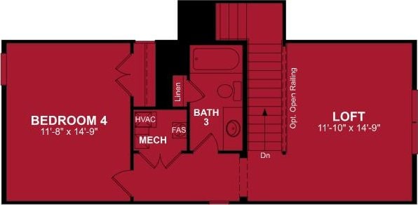 451 White Magnolia St, Moncks Corner, SC 29461 - floor plan / room layout