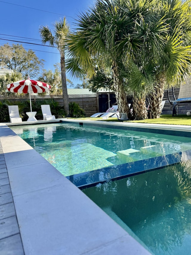 view of pool