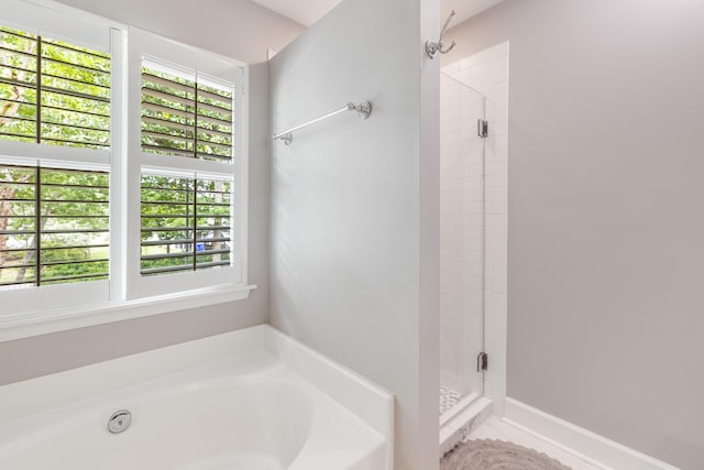 261 Mossy Oak Way, Mount Pleasant, SC 29464 - bathroom featuring a stall shower and a bath