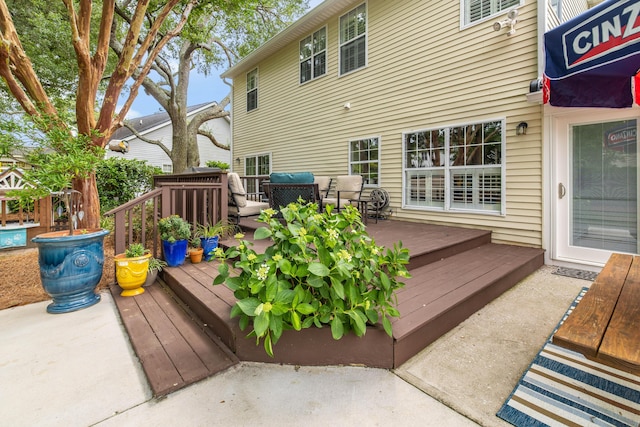261 Mossy Oak Way, Mount Pleasant, SC 29464 - deck featuring an outdoor hangout area