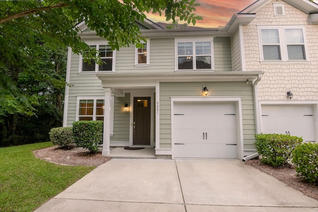 5001 Hay Bale Ct, Summerville, SC 29485 - view of front of home with a garage and driveway