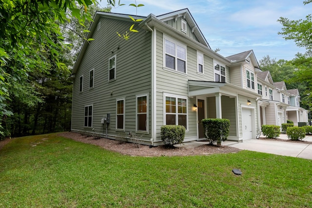5001 Hay Bale Ct, Summerville, SC 29485 - view of home's exterior featuring a yard, a garage, and driveway