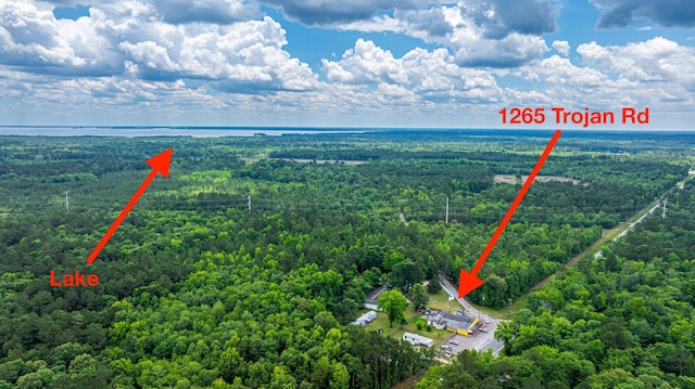 1265 Trojan Rd 1269 1271, 1273, Cross, SC 29436 - aerial view of a heavily wooded area