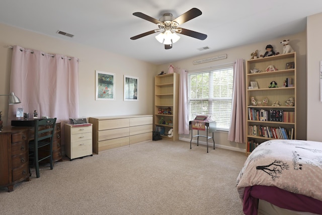 72 Shadow Moss Dr, Beaufort, SC 29906 - bedroom featuring carpet and ceiling fan
