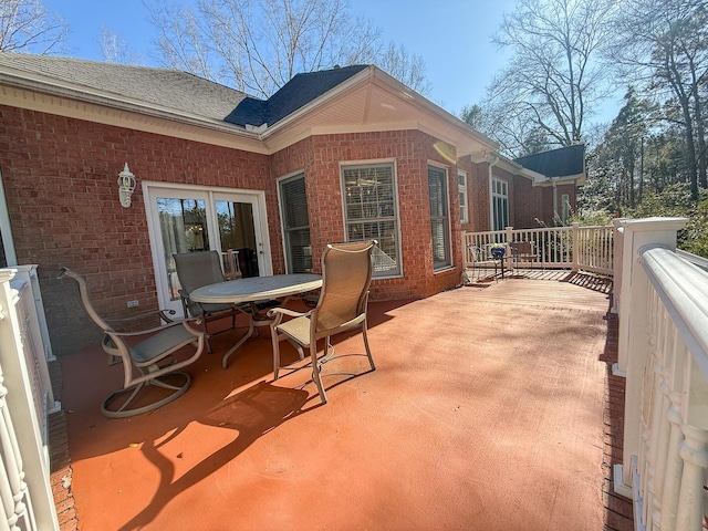 view of patio / terrace with outdoor dining space