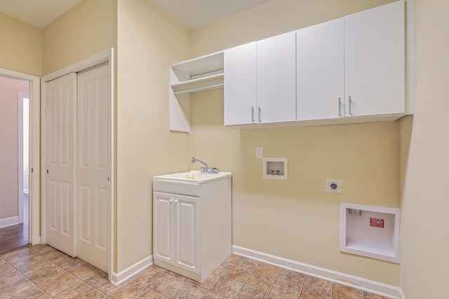 271 Village Stone Cir, Summerville, SC 29486 - laundry area featuring hookup for an electric dryer, hookup for a washing machine, and cabinet space