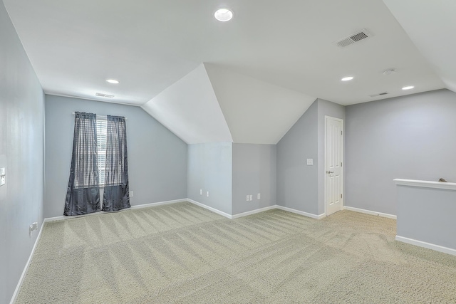 271 Village Stone Cir, Summerville, SC 29486 - additional living space featuring carpet flooring, recessed lighting, and vaulted ceiling
